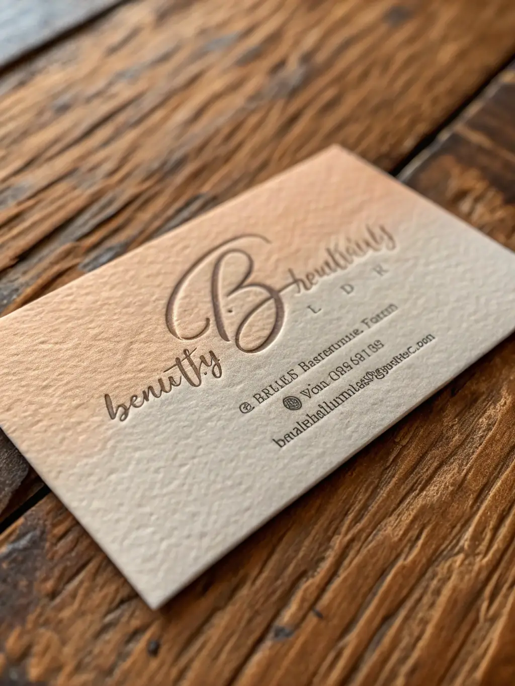 Close-up shot of premium business cards with a raised gloss finish, showcasing the tactile quality and visual appeal of the printing technique.