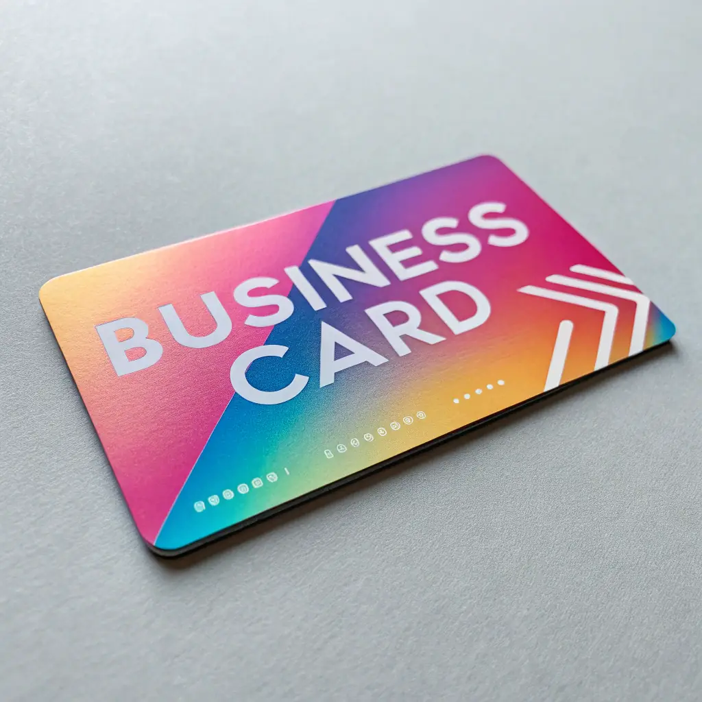 Tarjeta de visita premium con relieve